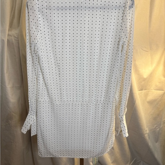 Joie Prynn Porcelain Print Shift Dress Frilly Pleated Long Sleeve XS NWT - Picture 9 of 12